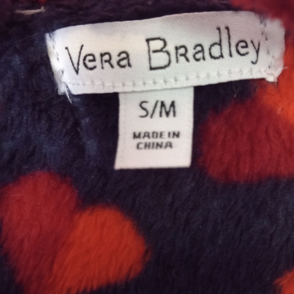 Vera Bradley  heart hooded robe - Picture 3 of 8